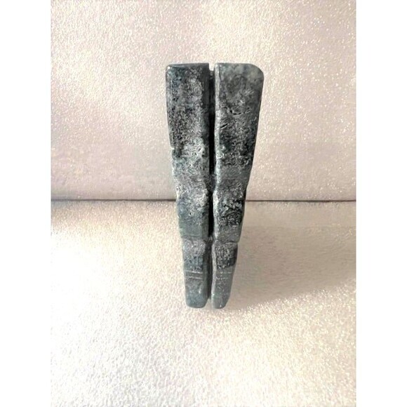 Beautiful Moss Agate Fairy Carving - Picture 4 of 7